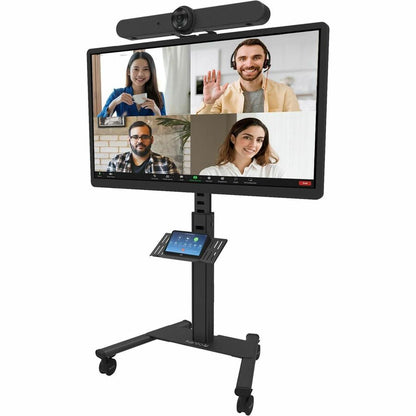 Alternate-Image4 Image for Kanto Rolling AV Cart Compatible with All-in-One Video Conferencing Systems