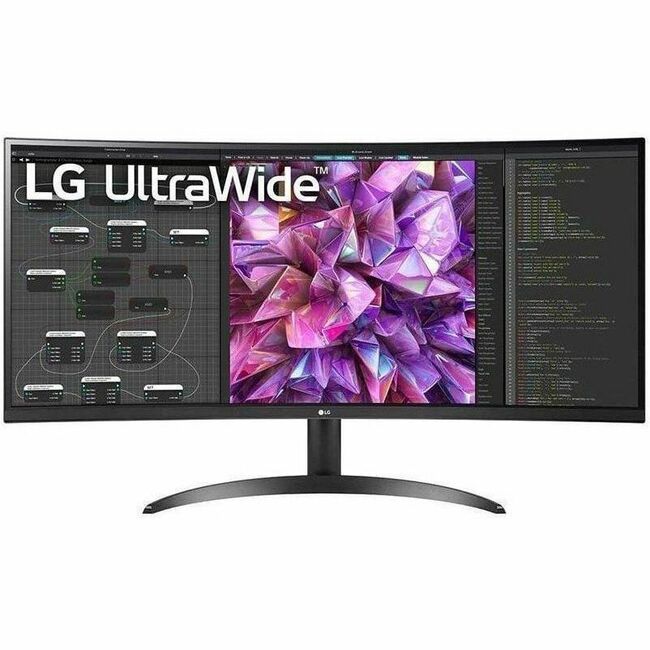 Main Image for LG 34BQ60QC-B 34" Class Curved Screen LCD Monitor - 21:9 - Textured Black