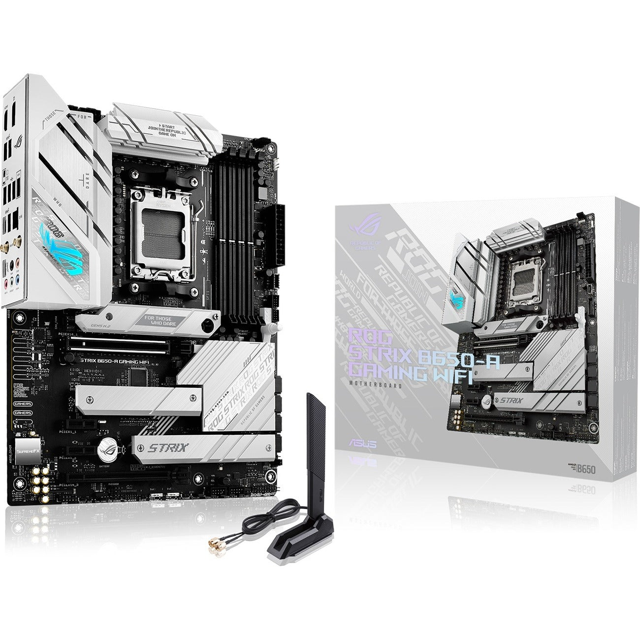 Main Image for Asus ROG Strix B650-A GAMING WIFI Gaming Desktop Motherboard - AMD B650 Chipset - Socket AM5 - ATX