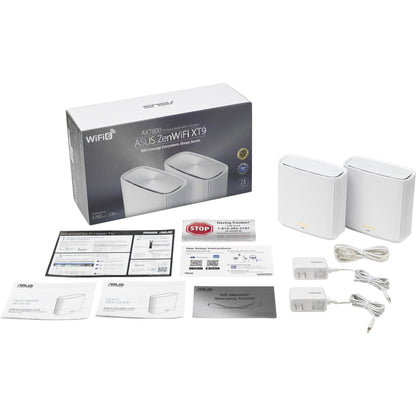 Main Image for Asus ZenWiFi XT9 XT9 (W-2-PK) Wi-Fi 6 IEEE 802.11ax Ethernet Wireless Router