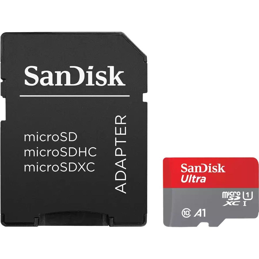 Alternate-Image1 Image for SanDisk Ultra 128 GB Class 10/UHS-I (U1) microSDXC - 1