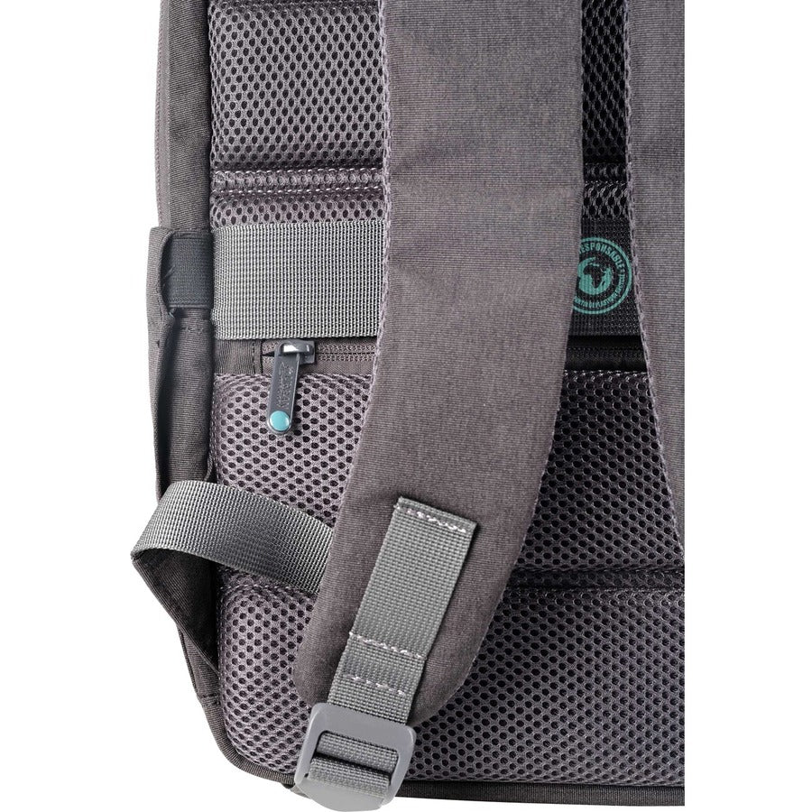Alternate-Image3 Image for Urban Factory GREENEE Carrying Case (Backpack) for 13" to 15.6" Notebook - Gray, Green