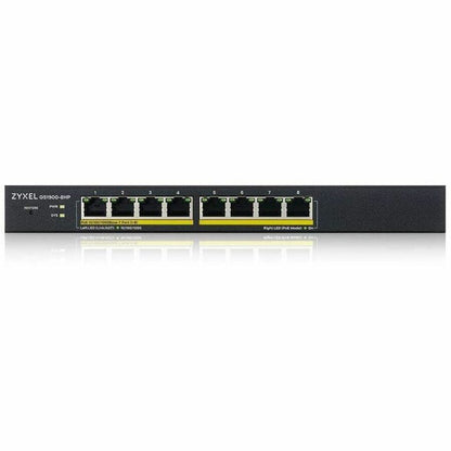 Alternate-Image2 Image for ZYXEL GS1900-8HP REV 03F 8-Port Gigabit Smart Managed PoE Switch | 8 PoE+ Ports at 77W | Fanless | TAA Compliant