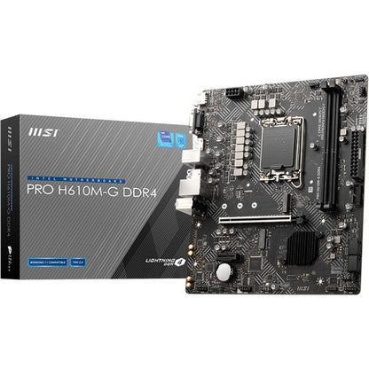 Main Image for MSI H610M-G DDR4 Gaming Desktop Motherboard - Intel H610 Chipset - Socket LGA-1700