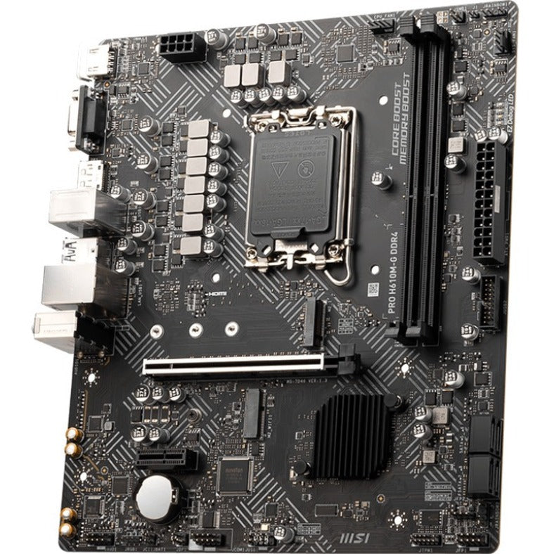 Alternate-Image2 Image for MSI H610M-G DDR4 Gaming Desktop Motherboard - Intel H610 Chipset - Socket LGA-1700