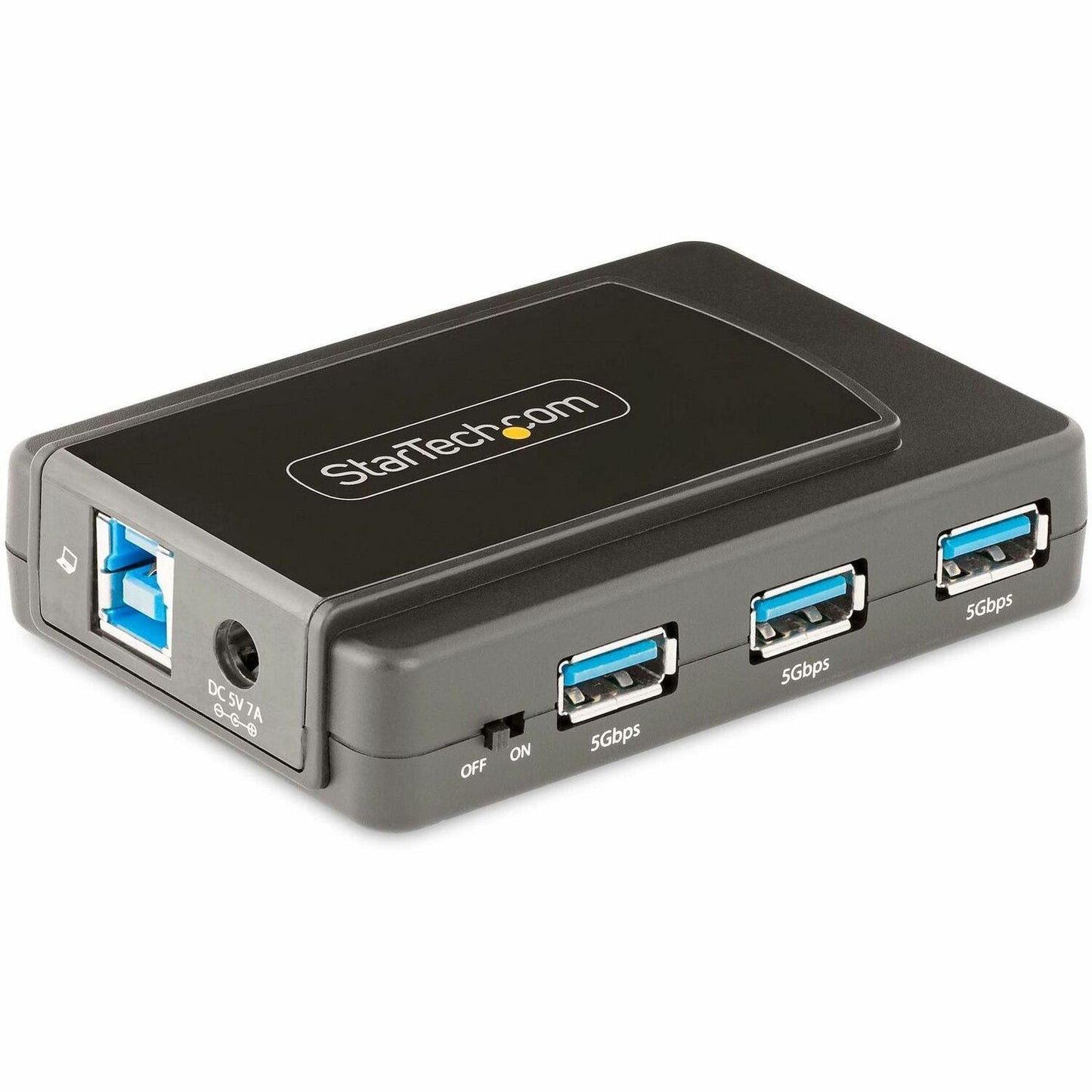 Main Image for StarTech.com 7-Port USB Hub, USB 3.0 5Gbps, USB-A to 7x USB-A, Self Powered USB-A Expansion Hub w/ 35W Power Supply