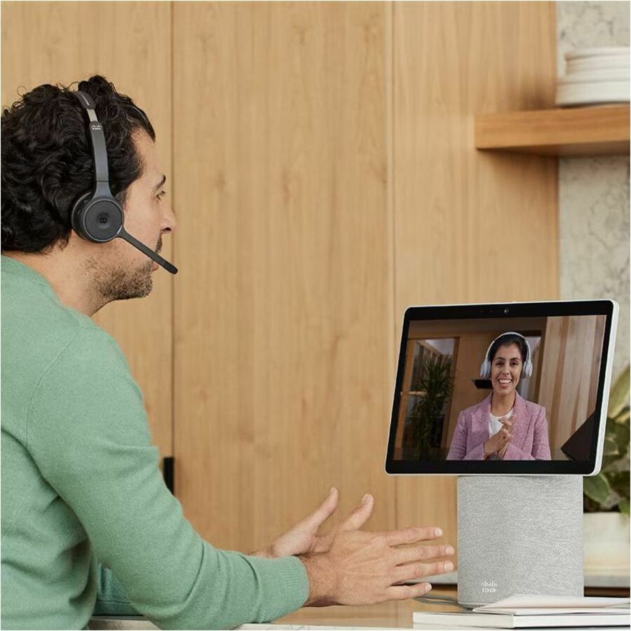 Alternate-Image4 Image for Cisco Dual-Ear, Carbon Black Headset Bundle