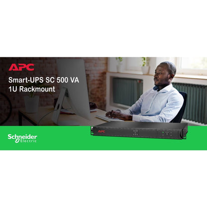 Alternate-Image9 Image for APC Smart-UPS, Line Interactive, 500VA, Rackmount 1U, 120V, 4x NEMA 5-15R outlets, Short Depth