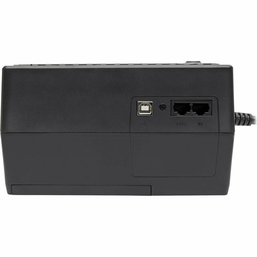 Bottom Image for Eaton Tripp Lite Series 600VA 325W Standby UPS - 10 NEMA 5-15R Outlets, 120V, 50/60 Hz, USB, 5-15P Plug, Desktop/Wall Mount