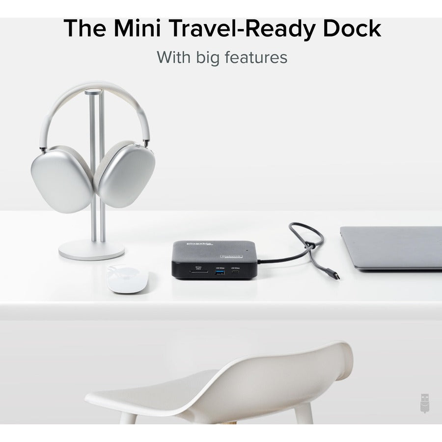 Alternate-Image4 Image for Plugable 7-in-1 USB C Docking Station Dual Monitor - Dual HDMI Dock is Compatible with Mac and Windows