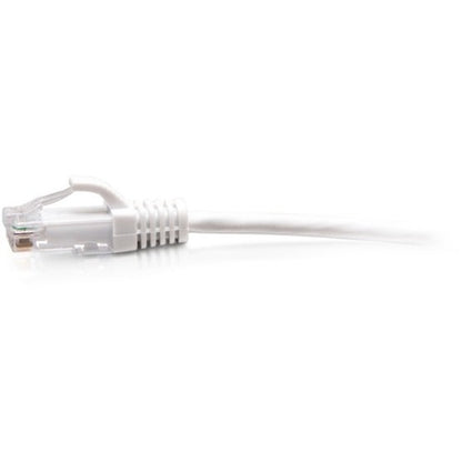 Alternate-Image1 Image for C2G 15ft (4.5m) Cat6a Snagless Unshielded (UTP) Slim Ethernet Patch Cable - White - RJ45 - M/M