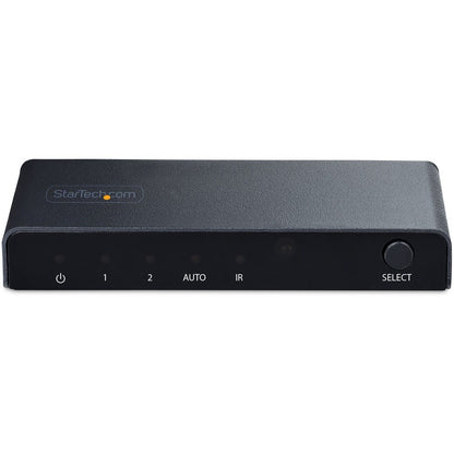 Alternate-Image3 Image for StarTech 2-Port 8K HDMI Switch, HDMI 2.1 Switcher 4K 120Hz/8K 60Hz UHD, HDR10+, HDMI Switch 2 In 1 Out, Auto/Manual Source Switching