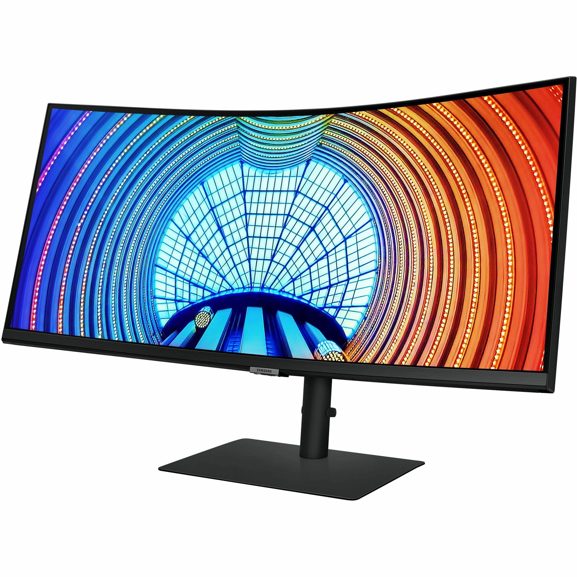 Main Image for Samsung ViewFinity S34A654UBN 34" Class UW-QHD Curved Screen LCD Monitor - 21:9 - Black