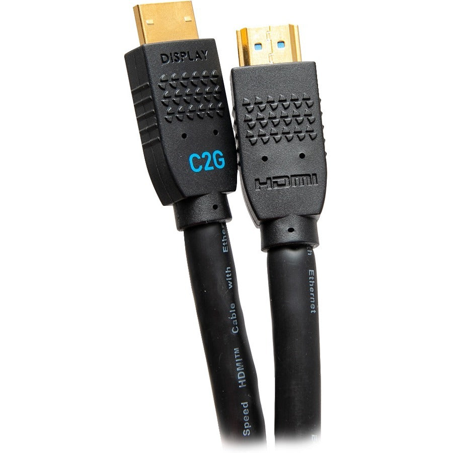 Alternate-Image3 Image for C2G 35ft Performance Series Ultra Flexible High Speed HDMI Cable w Ethernet - In-Wall CMG Rated - 4K 60Hz - M/M - Black