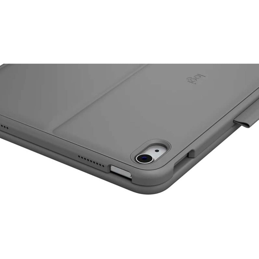 Alternate-Image3 Image for Logitech Slim Folio Keyboard Case for iPad (10th gen & A16) with Integrated Bluetooth Wireless Keyboard, Oxford Gray