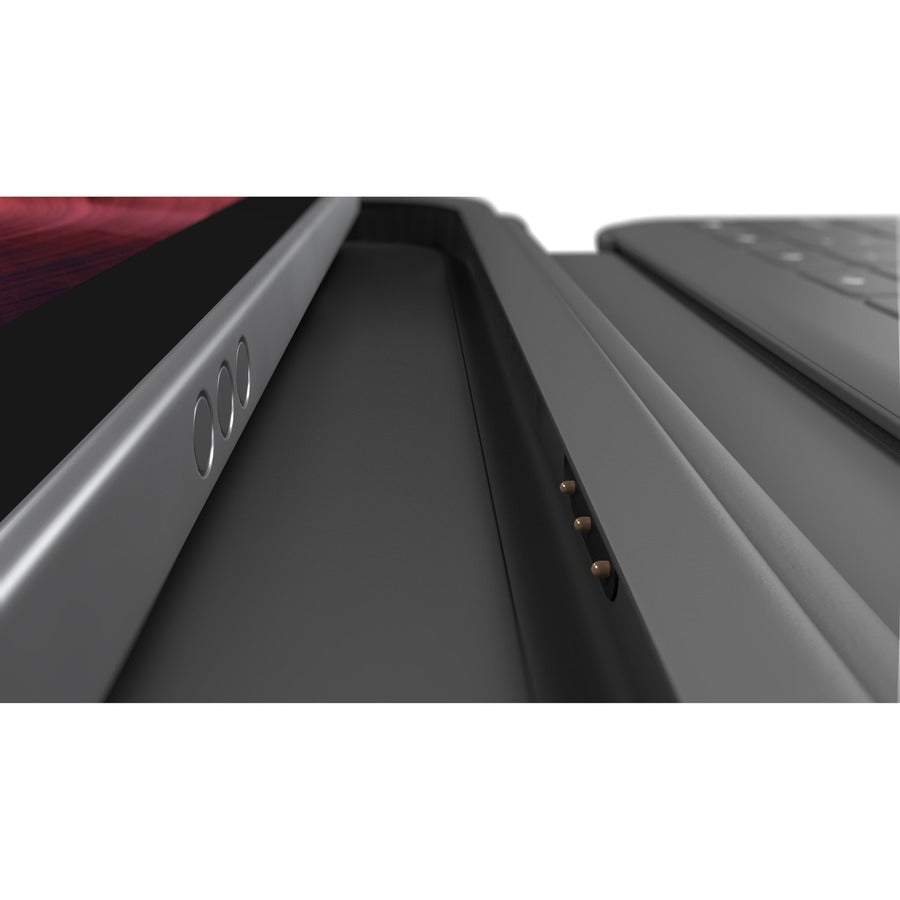 Alternate-Image6 Image for Logitech Rugged Folio Rugged Keyboard/Cover Case (Folio) for 10.9" Apple, Logitech iPad (10th Generation & A16) Tablet - Graphite