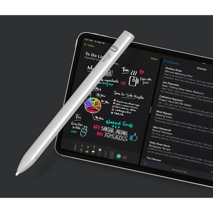 Alternate-Image6 Image for Logitech Crayon Digital Pencil for iPad (USB C Port Compatibility Only) Featuring Apple Pencil Technology, No Lag Pixel-Precision