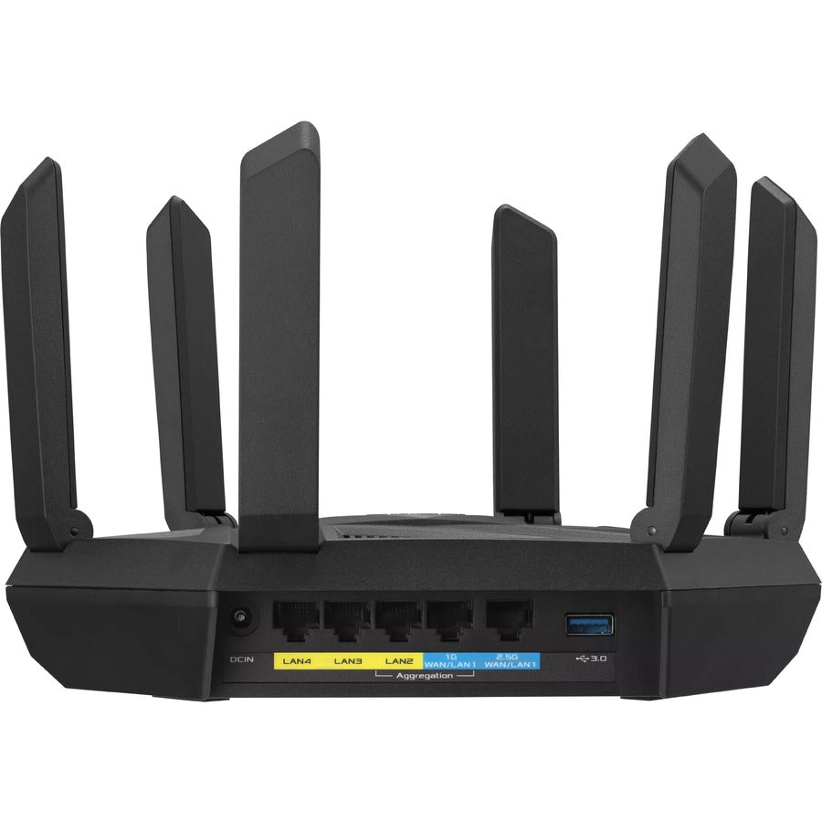 Rear Image for Asus RT-AXE7800 Wi-Fi 6E IEEE 802.11ax Ethernet Wireless Router