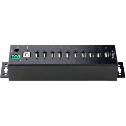 Alternate-Image2 Image for StarTech.com 10-Port Industrial USB 2.0 HUB, Rugged USB Hub w/ESD Level 4 Protection, DIN/Wall/Desk Mountable USB-A Hub, USB Expansion Hub