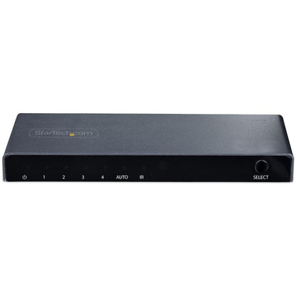 Alternate-Image3 Image for StarTech 4-Port 8K HDMI Switch, HDMI 2.1 Switcher 4K 120Hz HDR10+, 8K 60Hz UHD, HDMI Switch 4 In 1 Out, Auto/Manual Source Switching