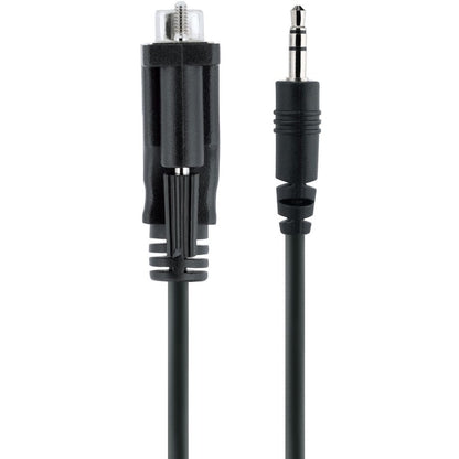 Alternate-Image1 Image for StarTech.com 3ft (1m) DB9 to 3.5mm Serial Cable for Serial Device Configuration, RS232 DB9 Male to 3.5mm for Calibrating via Audio Jack