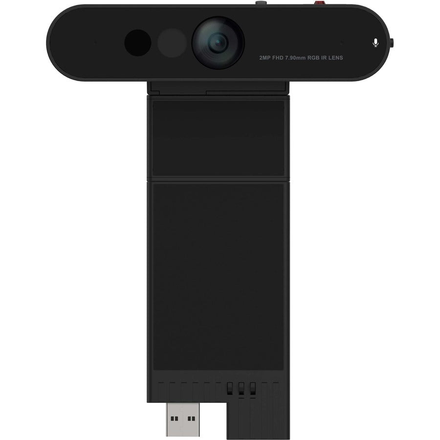 Front Image for Lenovo ThinkVision MC60 Webcam - Black - USB Type A - 1 Pack(s)