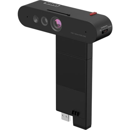 Alternate-Image1 Image for Lenovo ThinkVision MC60 Webcam - Black - USB Type A - 1 Pack(s)