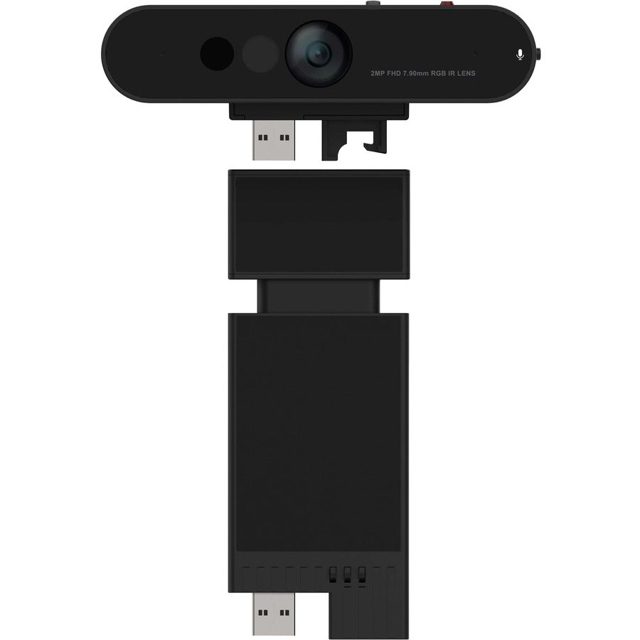 Alternate-Image2 Image for Lenovo ThinkVision MC60 Webcam - Black - USB Type A - 1 Pack(s)