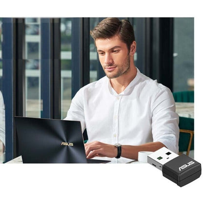 Alternate-Image1 Image for Asus USB-AX55 Nano IEEE 802.11ax Dual Band Wi-Fi Adapter for Computer, Notebook