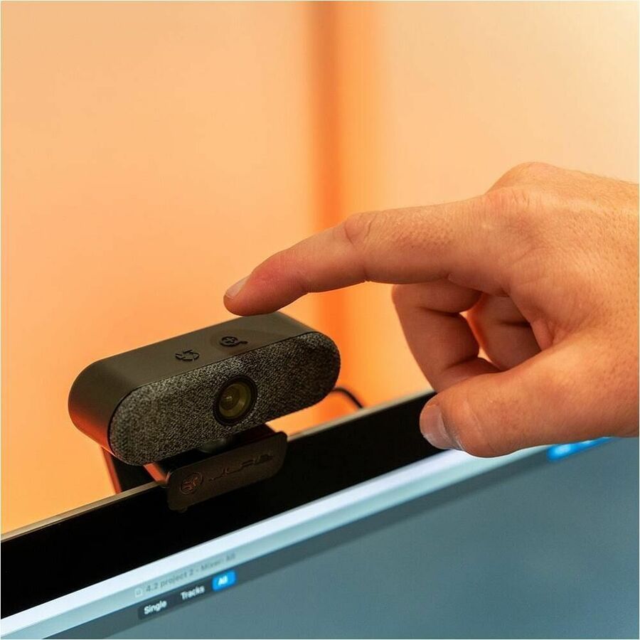 Life-Style Image for JLab Epic Webcam - 5 Megapixel - 30 fps - Black - USB Type A