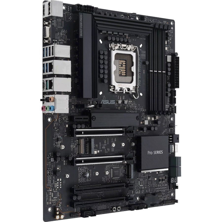 Alternate-Image1 Image for Asus Pro WS W680-ACE Workstation Motherboard - Intel W680 Chipset - Socket LGA-1700 - Intel Optane Memory Ready - ATX