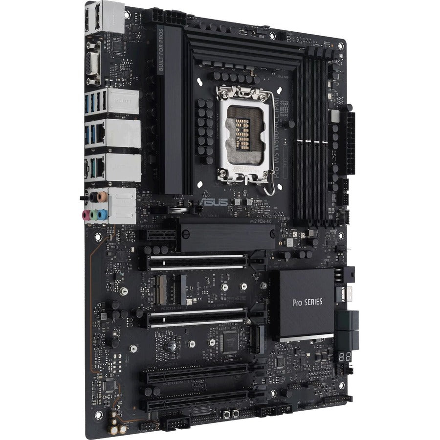 Alternate-Image1 Image for Asus Pro WS W680-ACE IPMI Workstation Motherboard - Intel W680 Chipset - Socket LGA-1700 - ATX