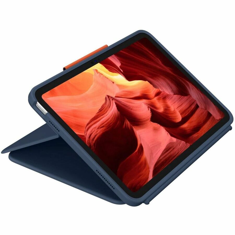 Alternate-Image1 Image for Logitech Rugged Combo 4 Rugged Keyboard/Cover Case Apple iPad (10th Generation & A16) Tablet