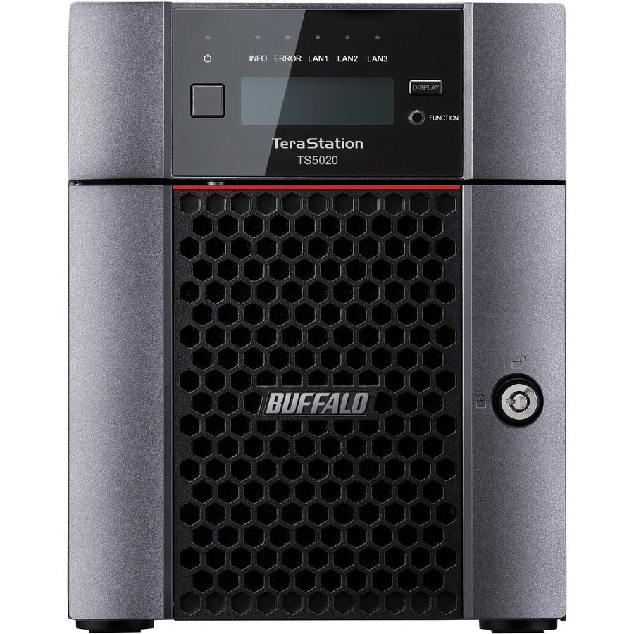 Front Image for BUFFALO TeraStation 5420DN 4-Bay Secure Business Desktop NAS 32TB (4x8TB) w/ Hard Drives Included