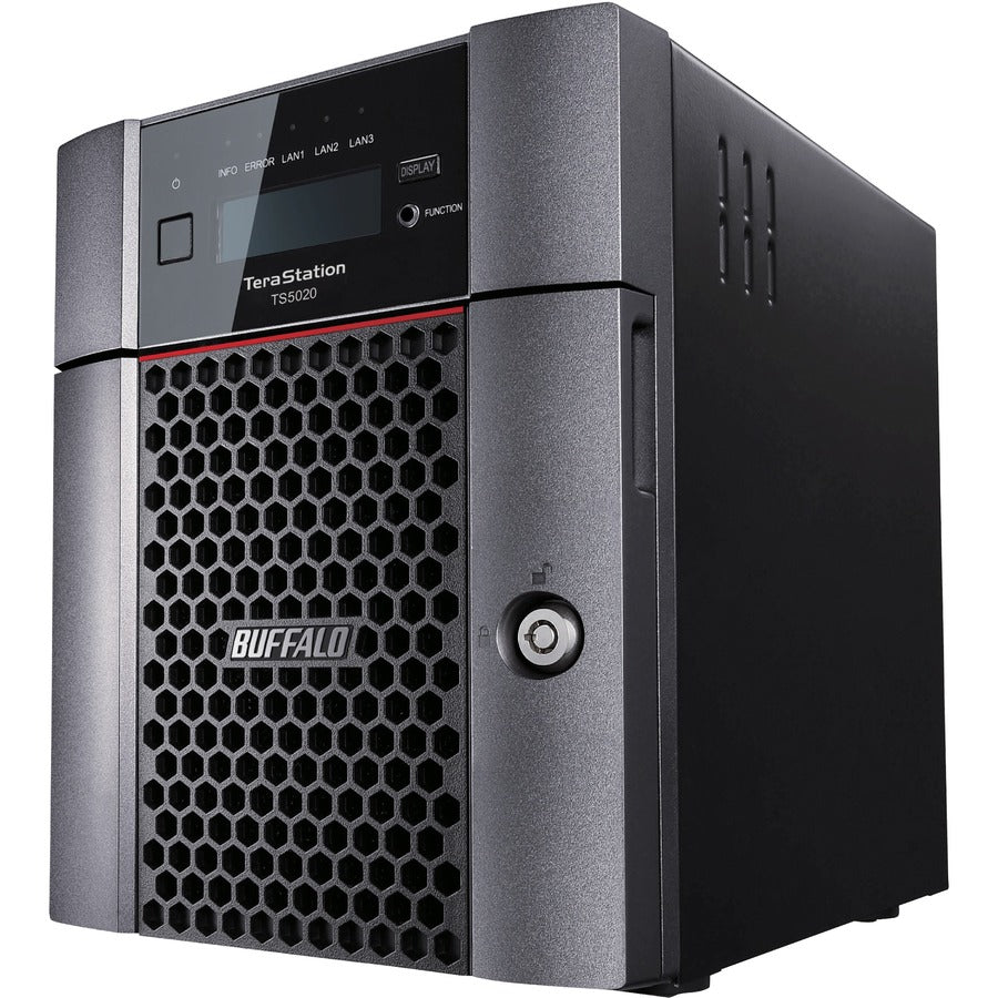 Alternate-Image3 Image for BUFFALO TeraStation 5420DN 4-Bay Secure Business Desktop NAS 48TB (4x12TB) w/ Hard Drives Included