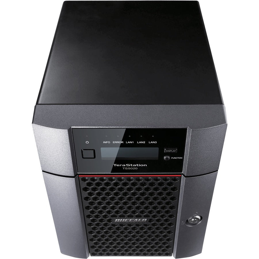 Alternate-Image4 Image for BUFFALO TeraStation 5420DN 4-Bay Secure Business Desktop NAS 8TB (2x4TB) w/ Hard Drives Included