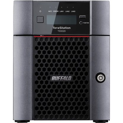 Front Image for BUFFALO TeraStation 5420DN 4-Bay Secure Business Desktop NAS 8TB (2x4TB) w/ Hard Drives Included