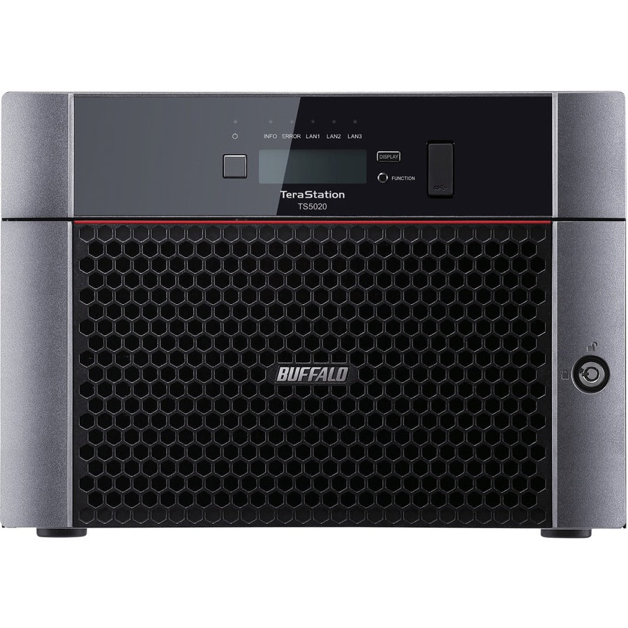 Front Image for BUFFALO TeraStation 5820DN 8-Bay Secure Business Desktop NAS 64TB (8x8TB) w/ Hard Drives Included