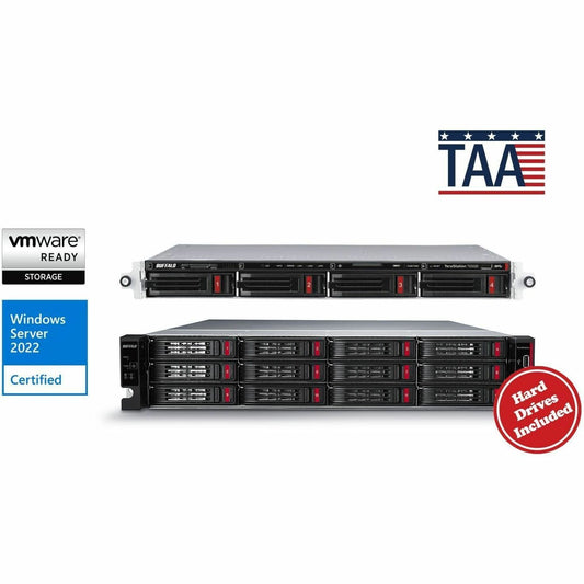 Main Image for BUFFALO TeraStation 5420RN 4-Bay Secure Business Rackmount NAS 32TB (4x8TB) w/ Hard Drives Included