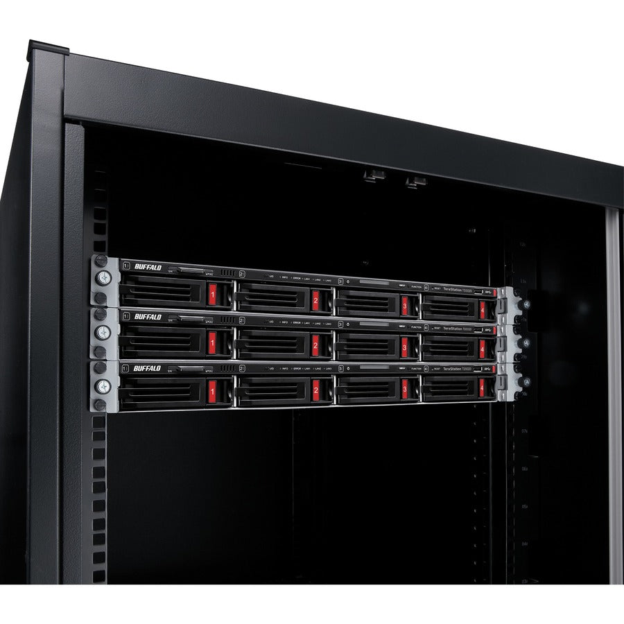 Alternate-Image2 Image for BUFFALO TeraStation 5420RN 4-Bay Secure Business Rackmount NAS 32TB (4x8TB) w/ Hard Drives Included