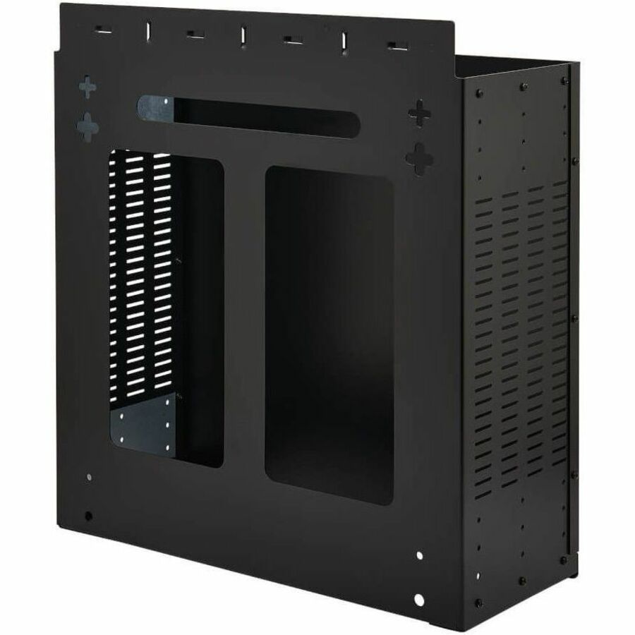 Alternate-Image3 Image for Eaton Tripp Lite Series SmartRack 4U Low-Profile Vertical-Mount Vented Wall-Mount Mini Rack Enclosure, Black