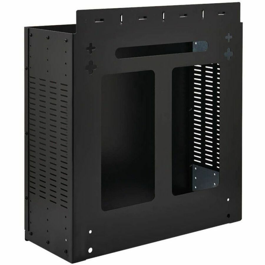 Alternate-Image2 Image for Eaton Tripp Lite Series SmartRack 4U Low-Profile Vertical-Mount Vented Wall-Mount Mini Rack Enclosure, Black