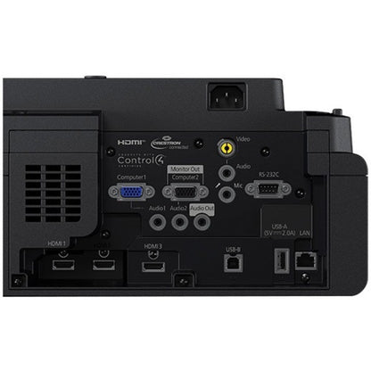 Rear Image for Epson PowerLite 775F Ultra Short Throw 3LCD Projector - 16:9 - Black