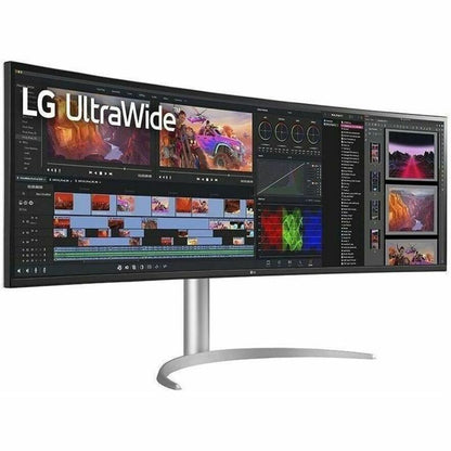 Alternate-Image5 Image for LG 49BQ95C-W 49" Class Dual Quad HD (DQHD) Curved Screen Gaming LCD Monitor - 32:9 - Glossy Black, Textured White