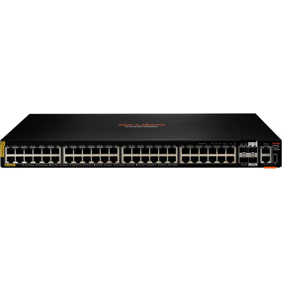 Alternate-Image1 Image for HPE 6200M 48G Class4 PoE 4SFP+ Switch
