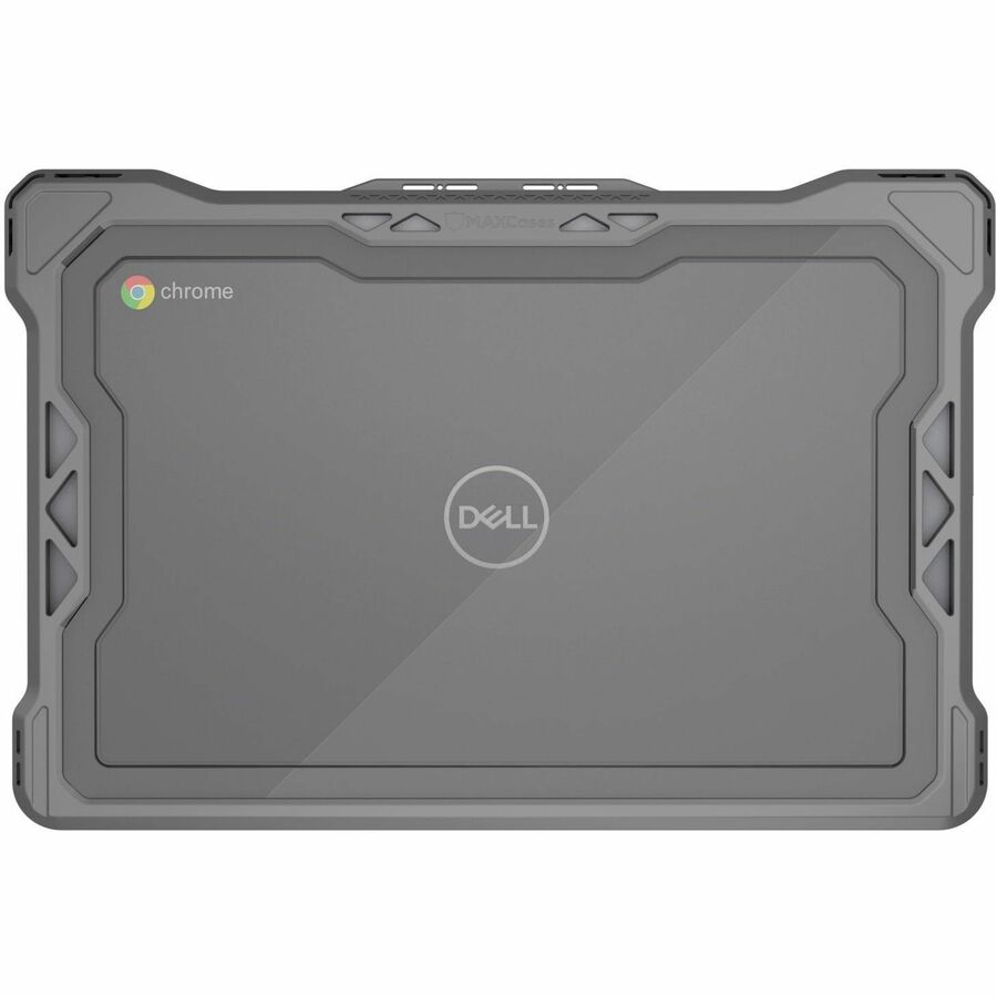 Top Image for MAXCases Extreme Shell-F Slide Case for Dell 3330 & 3340 Windows Clamshell 13.3" (Gray/Clear)