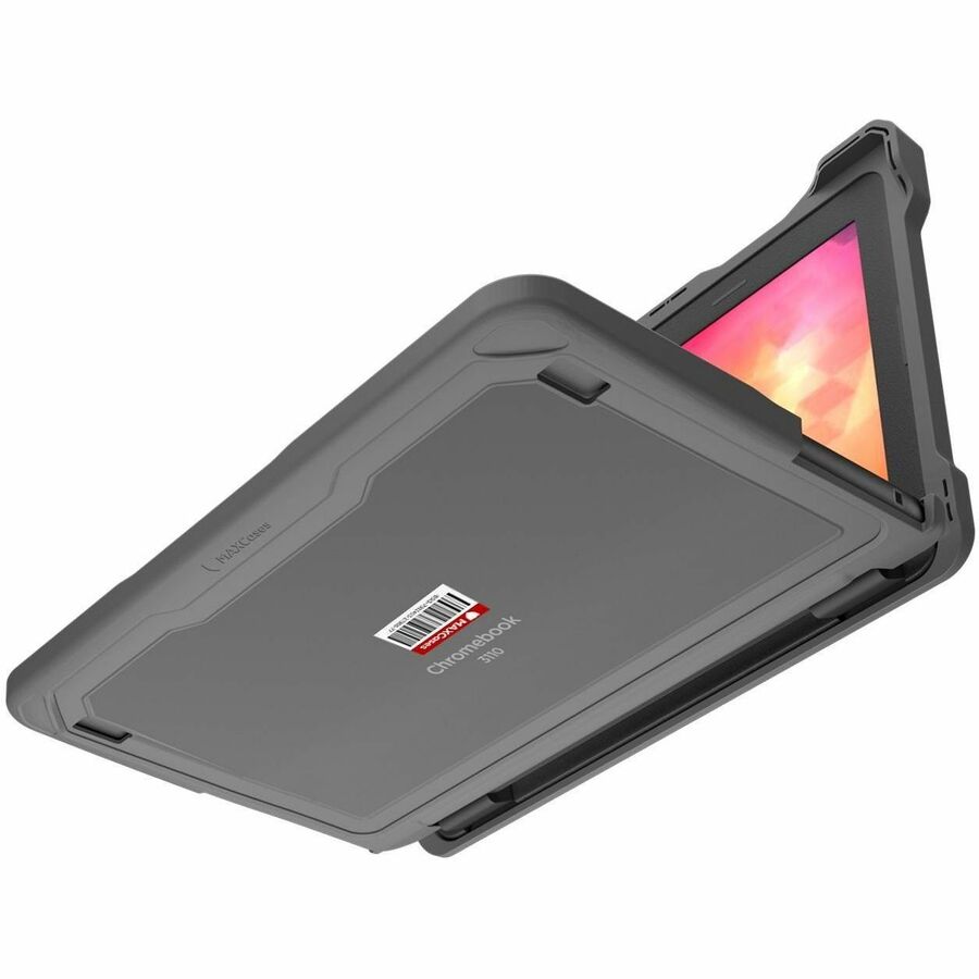 Alternate-Image4 Image for MAXCases Extreme Shell-F Slide Case for Dell 3330 & 3340 Windows Clamshell 13.3" (Gray/Clear)