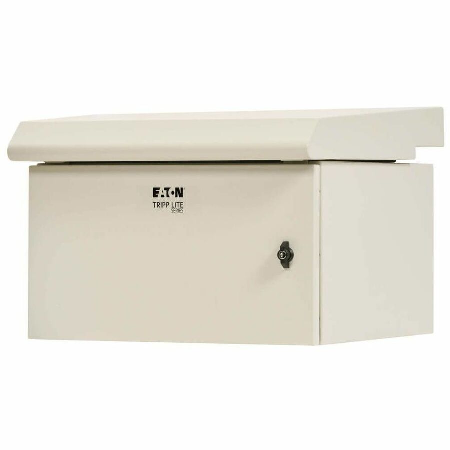 Alternate-Image1 Image for Eaton Tripp Lite Series SmartRack Industrial Enclosure - NEMA 3R, Wall Mount, Metal, Locking, Fan With Thermal Switch, 20.5 in. Depth, 6U, Gray