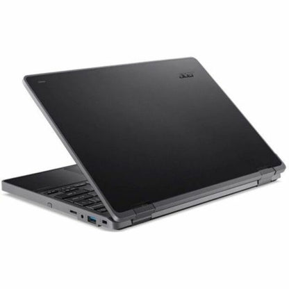 Rear Image for Acer TravelMate Spin B3 B311RN-33 TMB311RN-33-C62J 11.6" Touchscreen Convertible 2 in 1 Notebook - WXGA - 60 Hz - Intel N-Series N100 - 8 GB - 128 GB Flash Memory - English Keyboard - Black