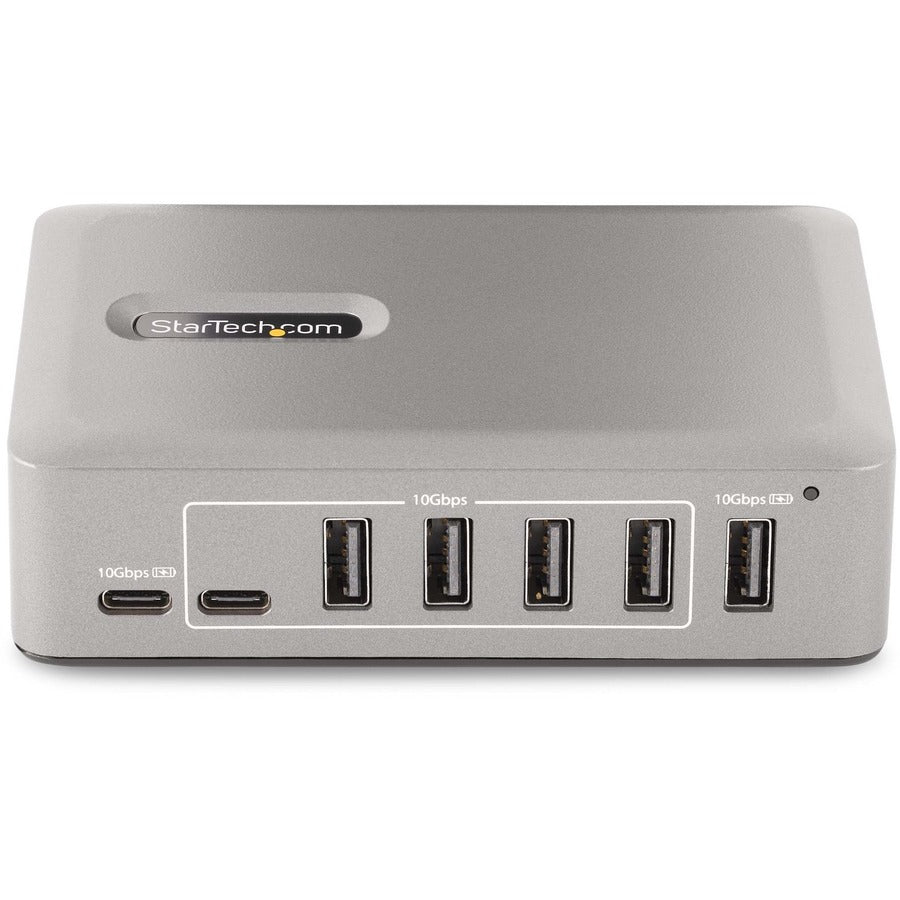 Alternate-Image1 Image for StarTech.com 10-Port USB-C Hub, 8x USB-A + 2x USB-C, Self-Powered w/ 65W Power Supply, USB 3.1 10Gbps Desktop/Laptop USB Hub w/ Charging